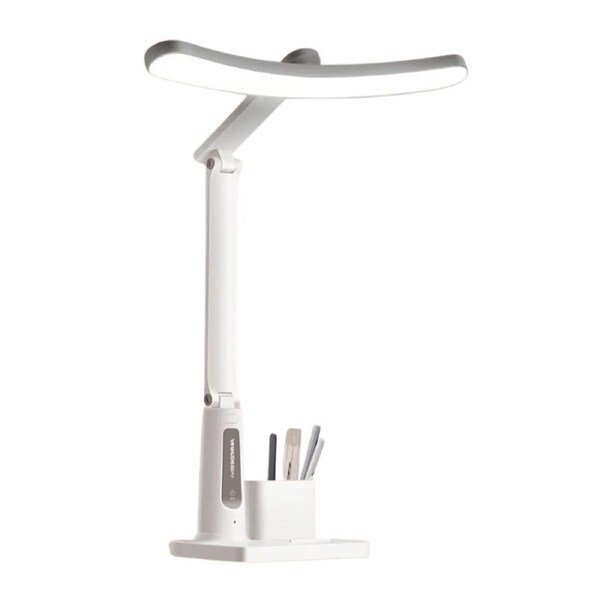 Desk Lamp with Adjustable Arm and Phone Holder