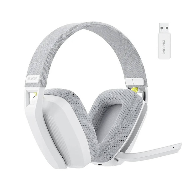 Wireless Gaming Headset with Mic White