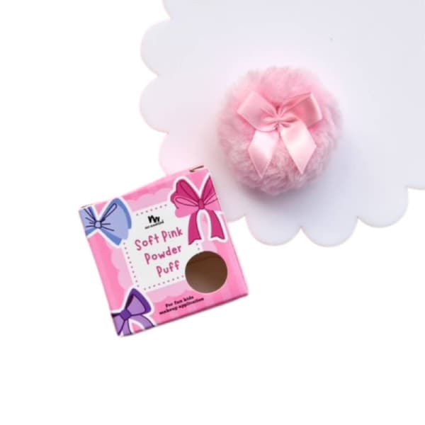 No Nasties Kids Soft Pink Powder Puff