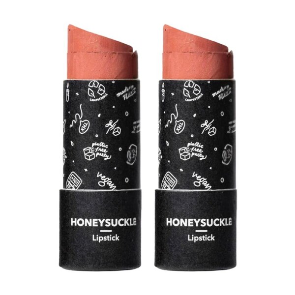 2 x ETHIQUE Lipstick 8g - Honeysuckle Warm Peach
