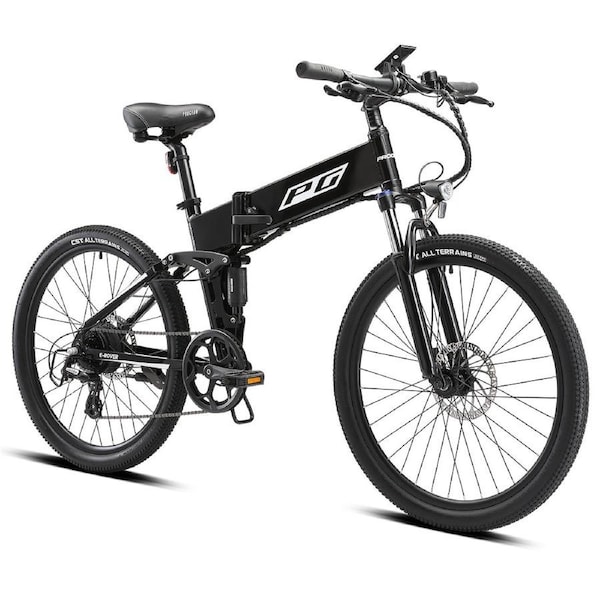 Progear E-Rover Electric Folding MTB 26" - Gloss Black