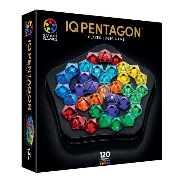 SmartGames - IQ-Deluxe IQ Pentagon Puzzle Game - Ages 14+ (Copy)
