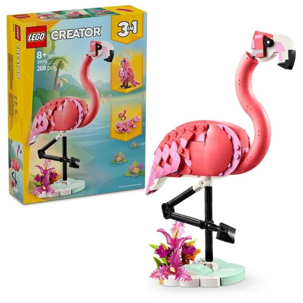 LEGO Creator 3-in-1 Wild Animals: Pink Flamingo (31170)