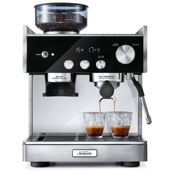 Sunbeam EMM7300SS Origins Dual Espresso Coffee Machine