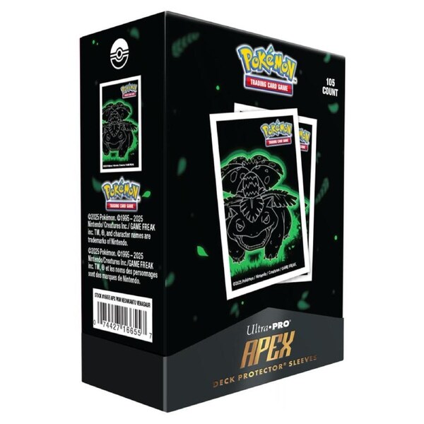 Ultra Pro Pokemon Neon Kanto Venusaur APEX Deck Protector Sleeves