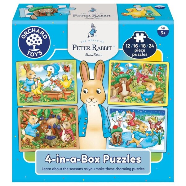 Orchard Toys - Peter Rabbit™ 4-in-a-Box Puzzles