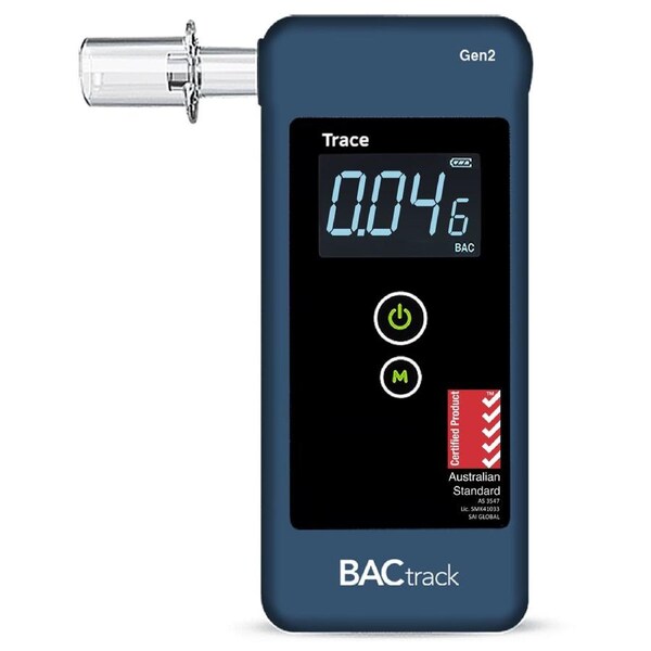 BACtrack Trace Pro Gen2 Breathalyser - AS3547 Portable Alcohol Breath Tester