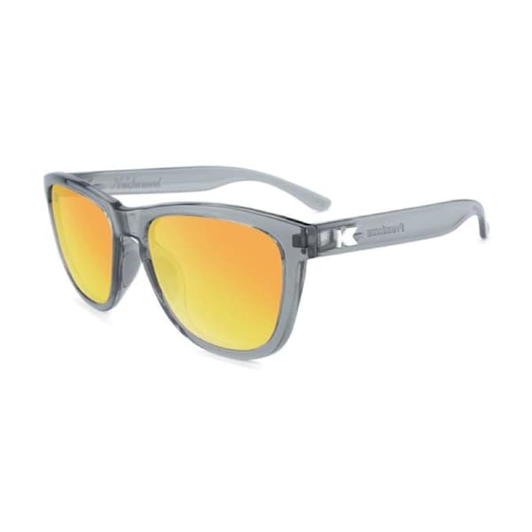 Knockaround Premiums Sport Sunglasses Polarised UV400 Clear Grey/Sunset