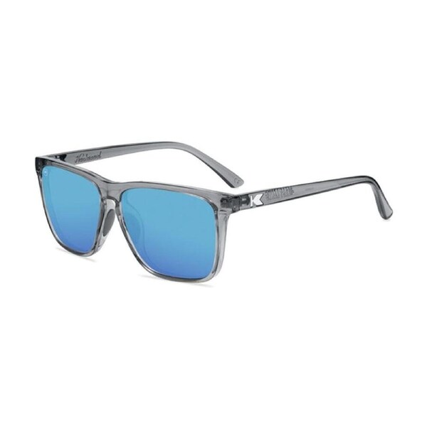 Knockaround Fast Lanes Sport Sunglasses Polarised UV400 Clear Grey/Aqua
