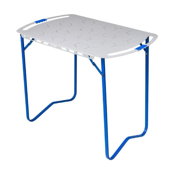 Quest Outdoors Vapour Lightweight Foldable Steel Camping Table Durable 90cm