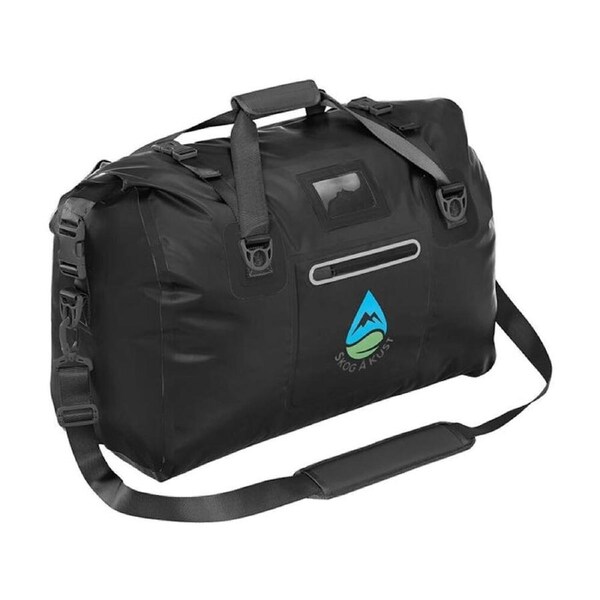 Skog A Kust Black DuffelSak Waterproof Roll-Down Duffel Dry Bag 60L IPX6