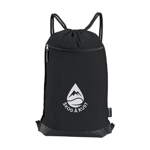Skog A Kust Black Dry Bag Drawstring Backpack 2-in-1 Removable Washable Liner