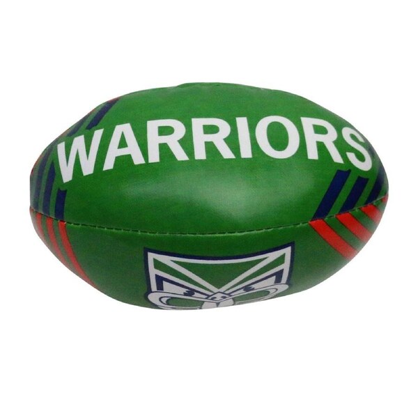 NRL 2025 6 Inch Sponge Football - New Zealand Warriors - Supporter Ball