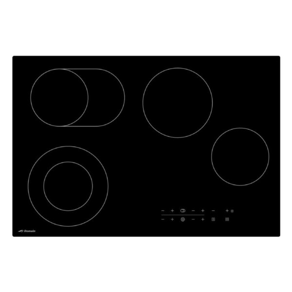 Domain Ceramic Electric Cooktop with Touch Controls - 770mm