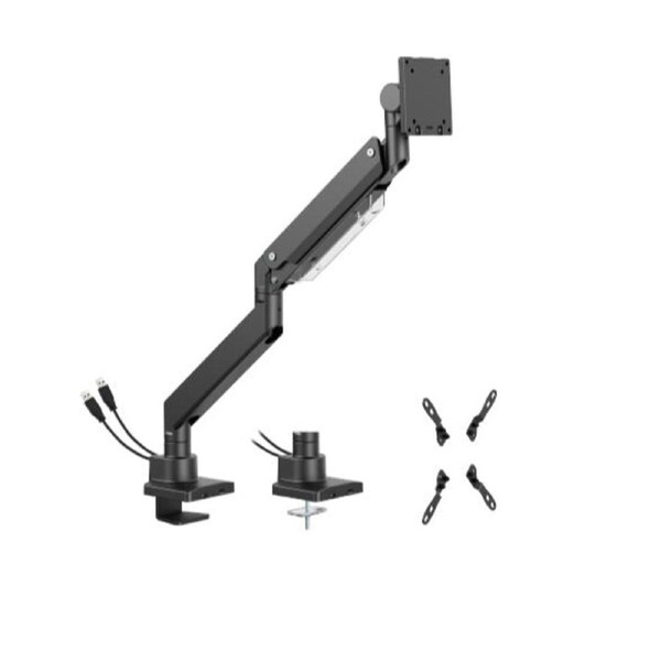 Brateck Super Heavy-Duty Gas Spring Monitor Arm Mount 17"- 57" - Black