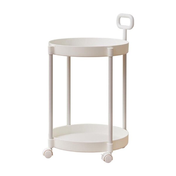 Cream Style Home Coffee Table Movable Creative Sofa Side Table Bedside Table