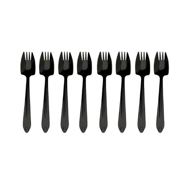 Splayd Black Label 8 Piece Cake Fork Set