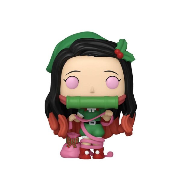 Funko Demon Slayer Nezuko Kamado Holiday Pop! Plus Vinyl Figure