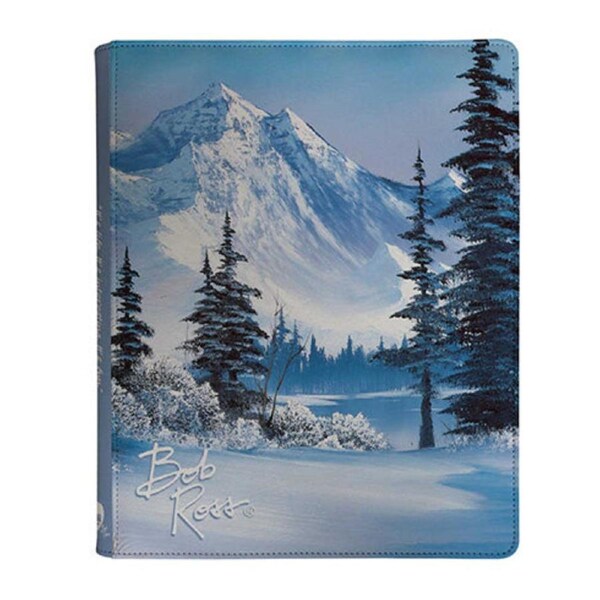Ultra Pro Bob Ross Winter Paradise 9PKT Zippered Pro Binder