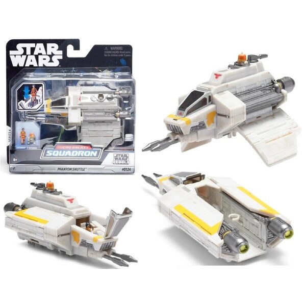 Star Wars Micro Galaxy Squadron Phantom Shuttle 3-5 Inch Space Ship Shuttle