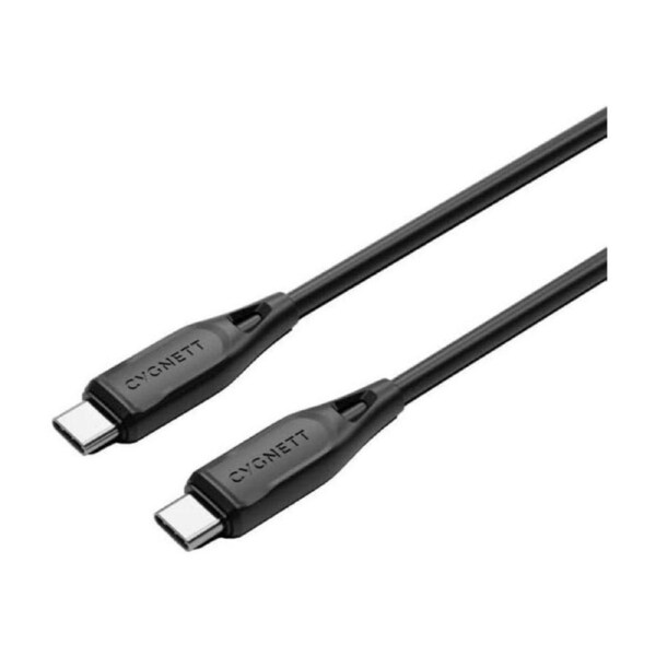 Cygnett Essentials 2m USB-C to USB-C Cable (Black)