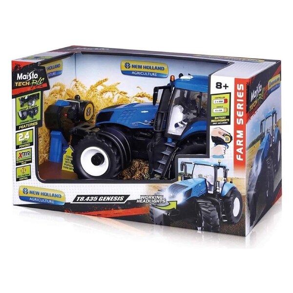 Maisto Tech R/C New Holland Farm Tractor 1:16 Scale 2.4GHz