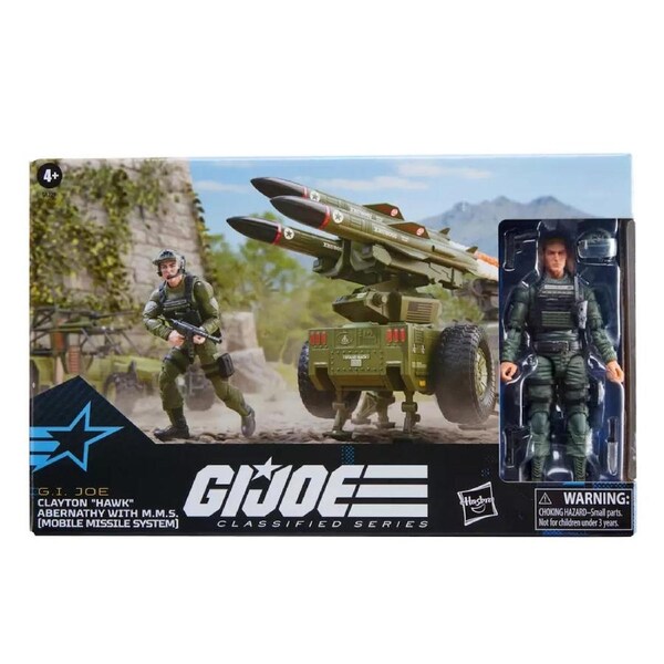 G.I. Joe Classified Series: #182 Clayton "Hawk" Abernathy with M.M.S. (Mobile Missile System) Action Figure