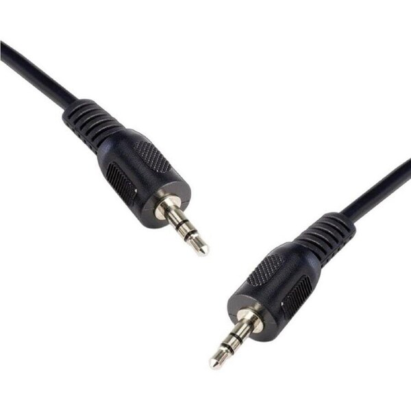 8ware 2m 3.5 Stereo Audio Cable Male to Male - Black [QK-8053]