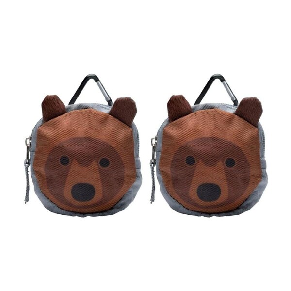 2PK SOL Camp Critter Kit Bear Emergency Survival With Whistle Blanket Compass