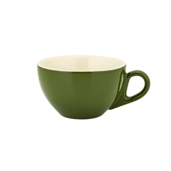 Brew Pine Green Cappuccino Cup 220ml - Set of 6