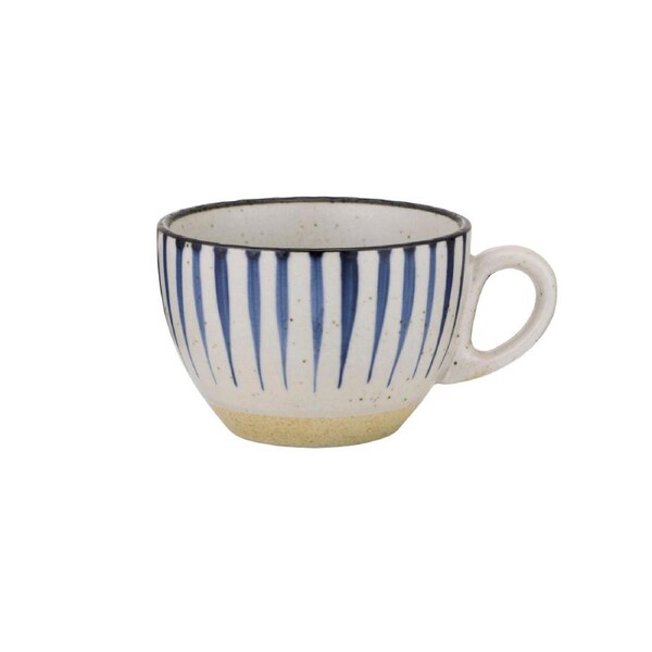Brew Pottery Blue Flame Cappuccino Cup 220ml - Set of 6