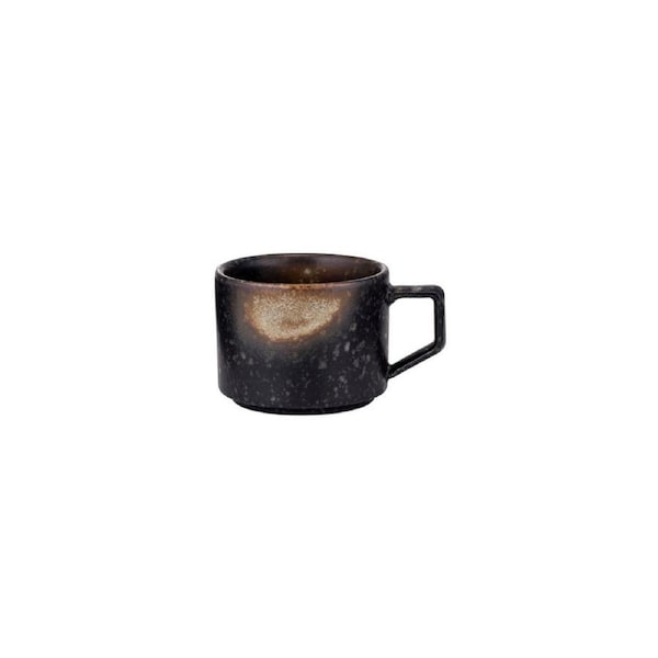 Brew Pottery - Tierra Brown Straight Side Espresso Cup 90ml - Set of 6