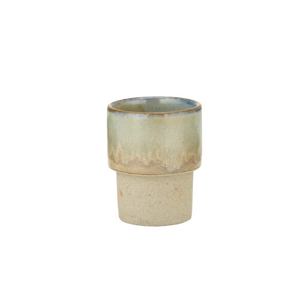 Brew Pottery Sandy Beige Stackable Espresso Tumbler - 90ml - Set of 6
