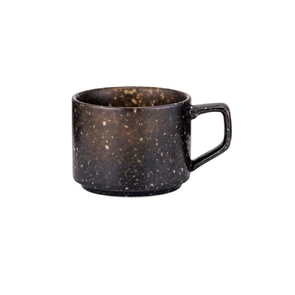 Brew Pottery - Tierra Brown Straight Side Cup 220ml - Set of 6