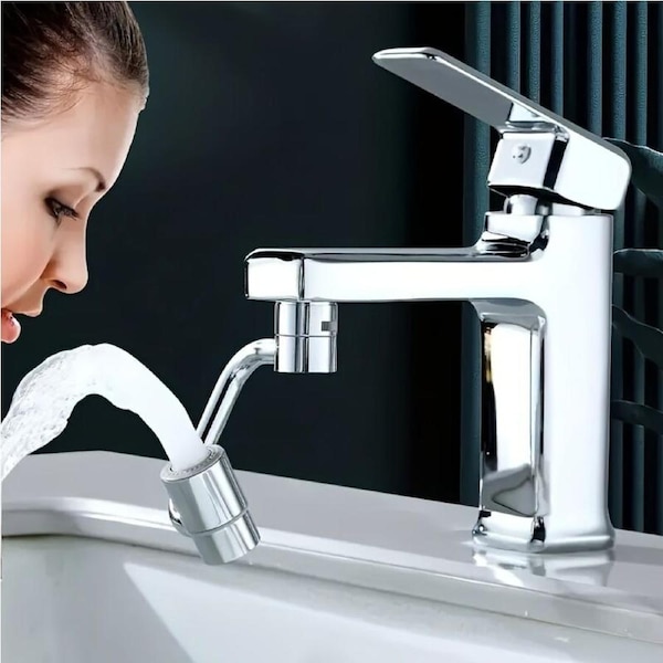 1080 Degree Rotating Faucet Extender Rotatable Faucet Aerator Extension