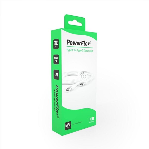 PowerFlo+ type C to type C 3 metre cable