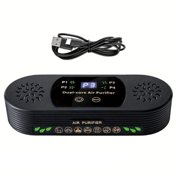 3-in-1 Bathroom Air Purifier USB Powered