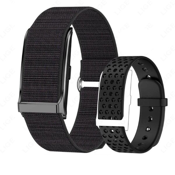 No-Screen Smart Fitness Band Black