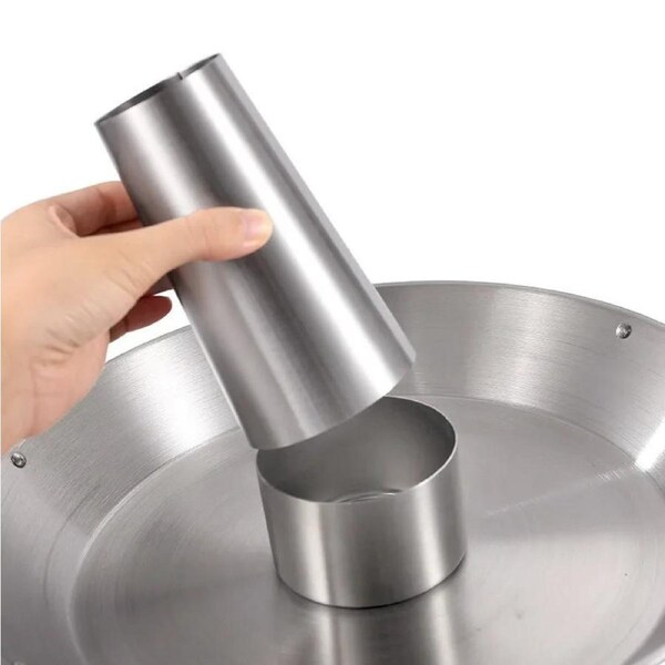 BBQ Chicken Holder Pan Silver