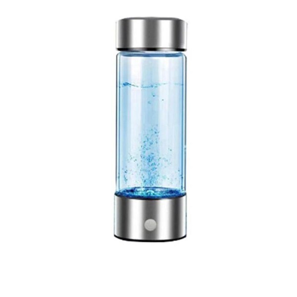 Portable Electric Hydrogen Water Bottle Silver
