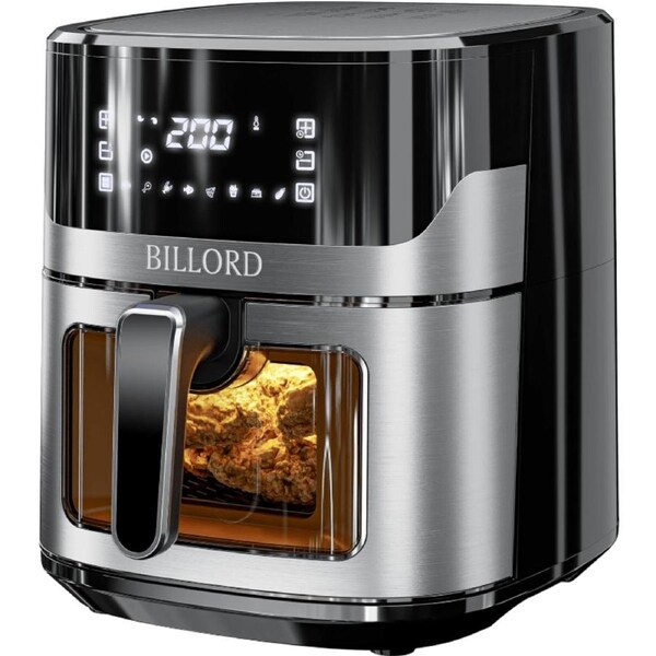 Stainless Air Fryer with Digital Touch Screen