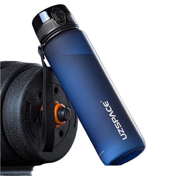 1L Sports Shaker Water Bottle Blue