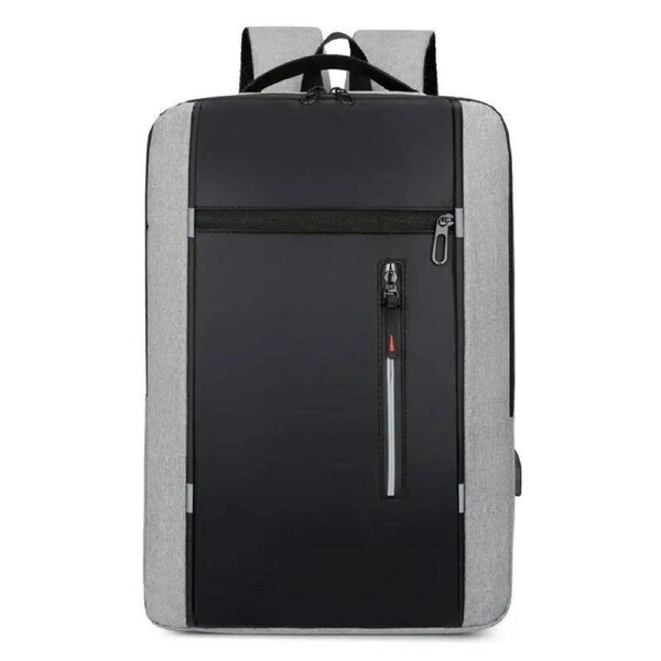 Waterproof Oxford Laptop Backpack Gray