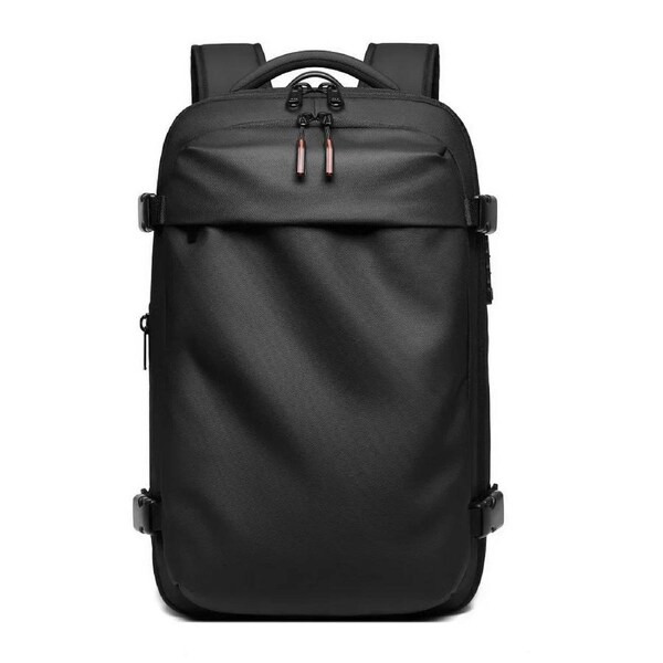 Expandable Laptop Backpack Black
