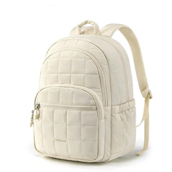Waterproof Laptop Backpack Beige