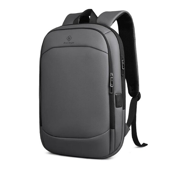 17-Inch Laptop Backpack with USB Port Grey