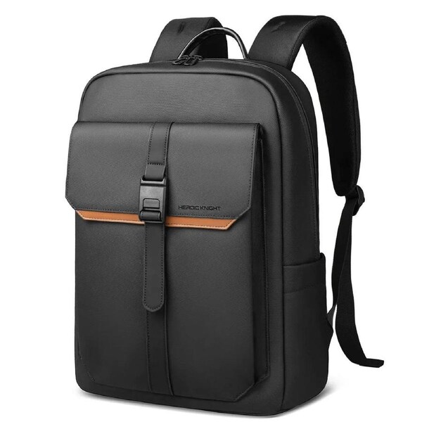 Waterproof 15.6 Flap Laptop Backpack Black
