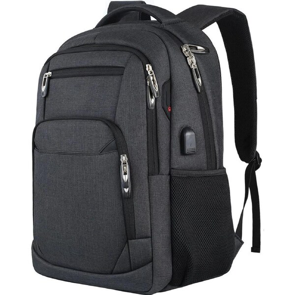 Waterproof Camera Laptop Backpack Black