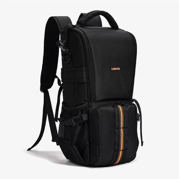 Waterproof Photography Camera Backpack Black