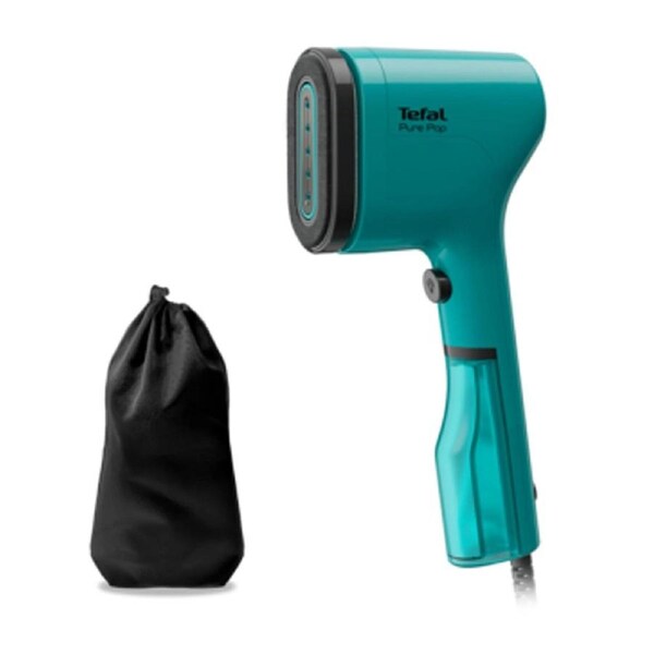 Handheld Garment Steamer - Tefal Pure POP - Iron Free Garment Care - Purifying Antibacterial Steam